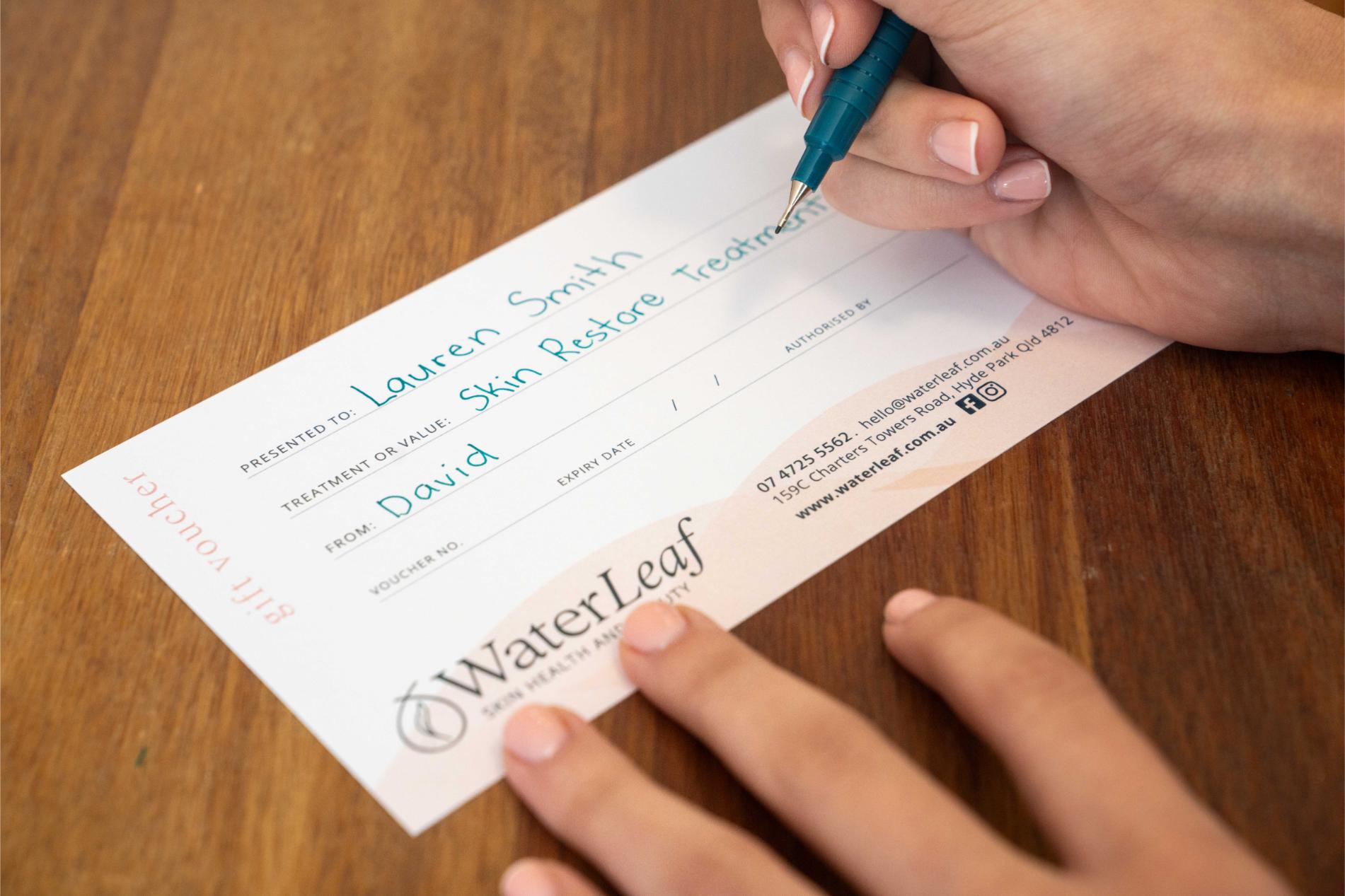 WaterLeaf Gift Vouchers